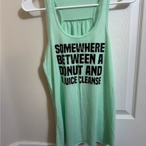 Mint Green CVG Graphic Tank Top